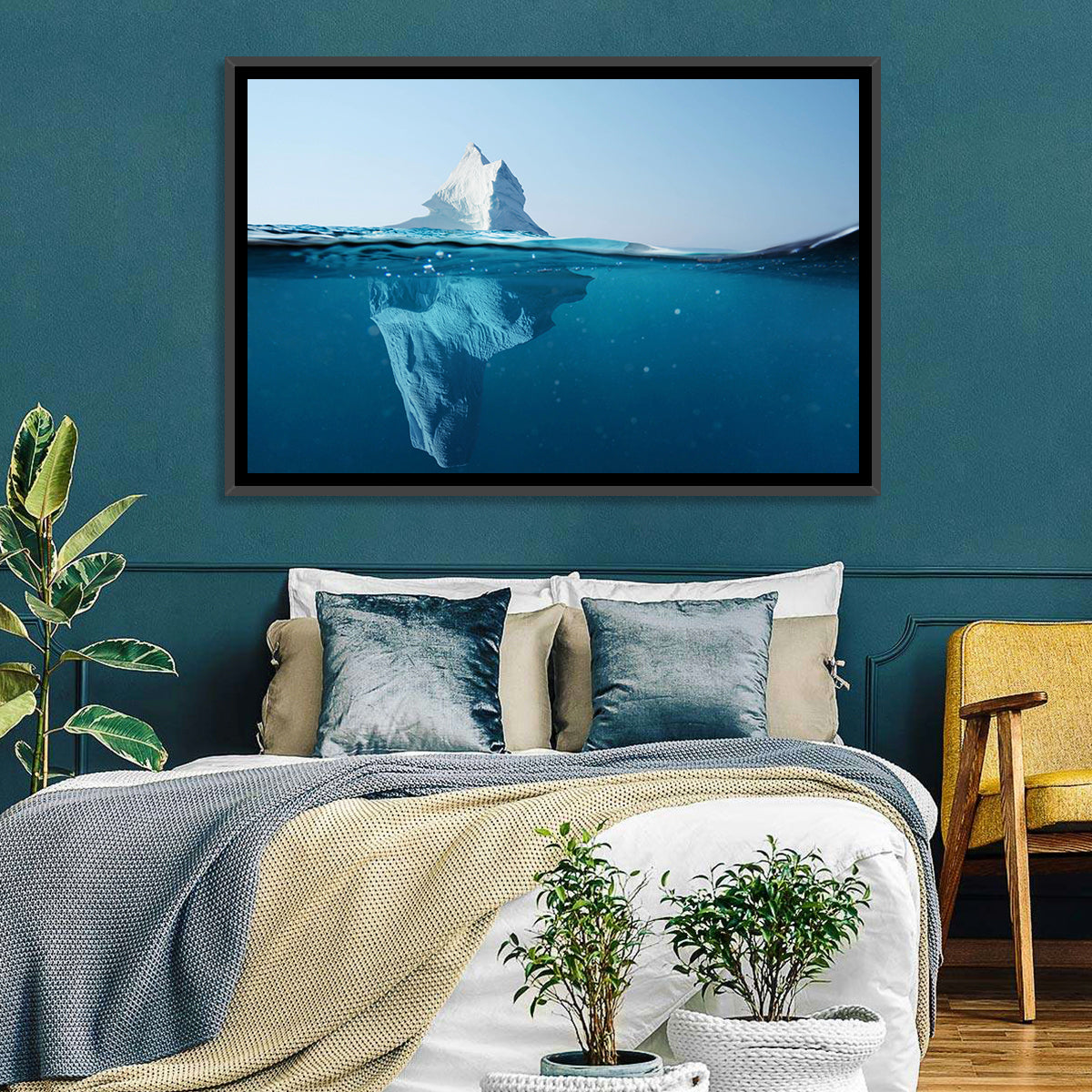 Split-level Iceberg Wall Art