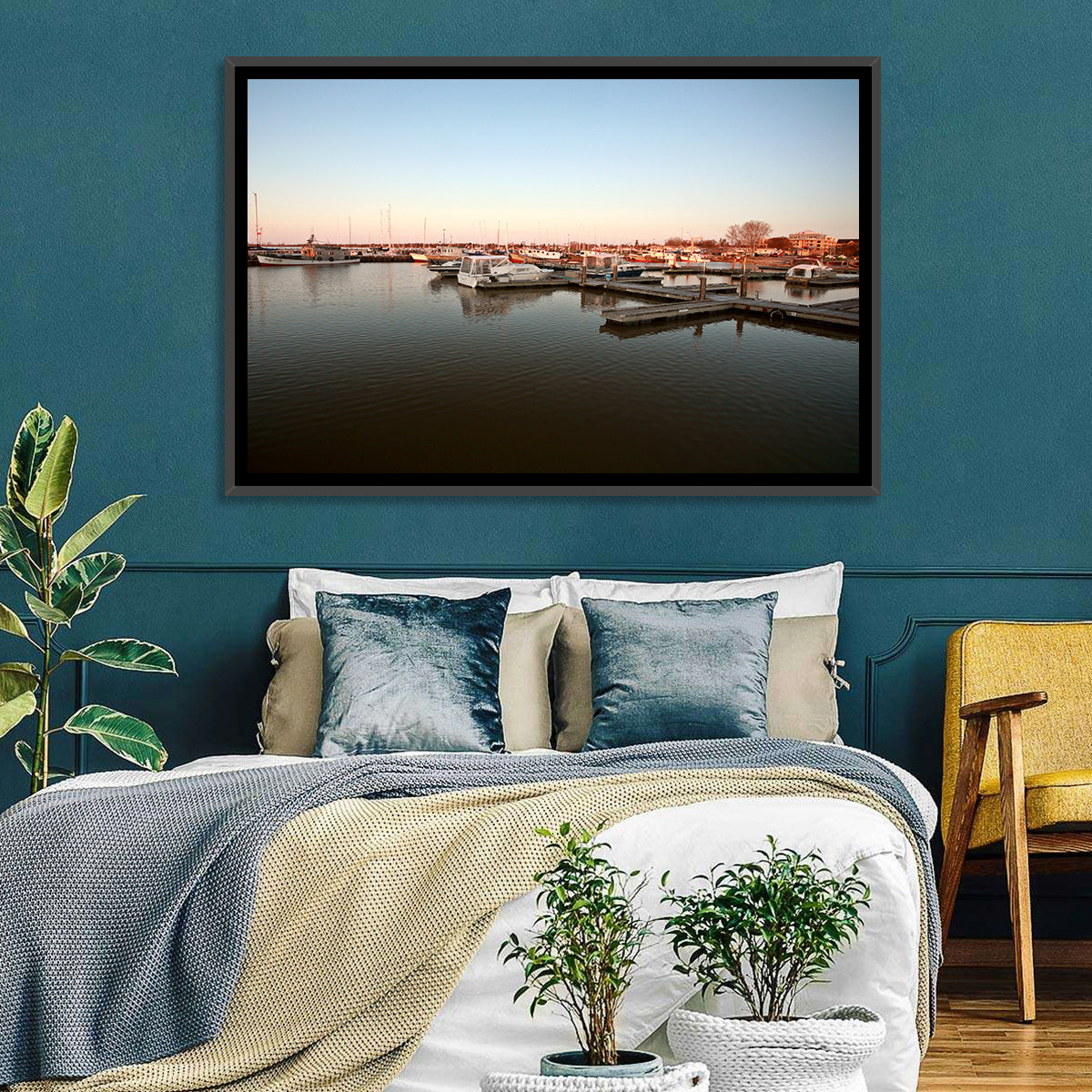 Gimli Marina Dock, Lake Winnipeg Wall Art