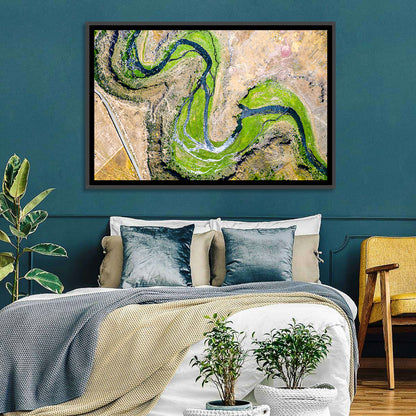 Kasagh River Valley Aerial Wall Art