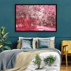 Pink Autumn Pathway Wall Art