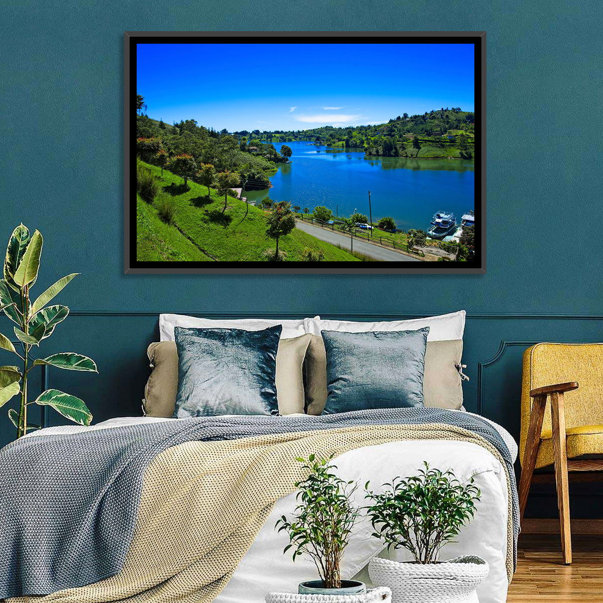 Santa Fe De Antioquia Lake View Wall Art