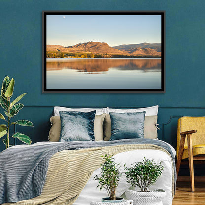 Osoyoos Lake Moonlit Reflection Wall Art