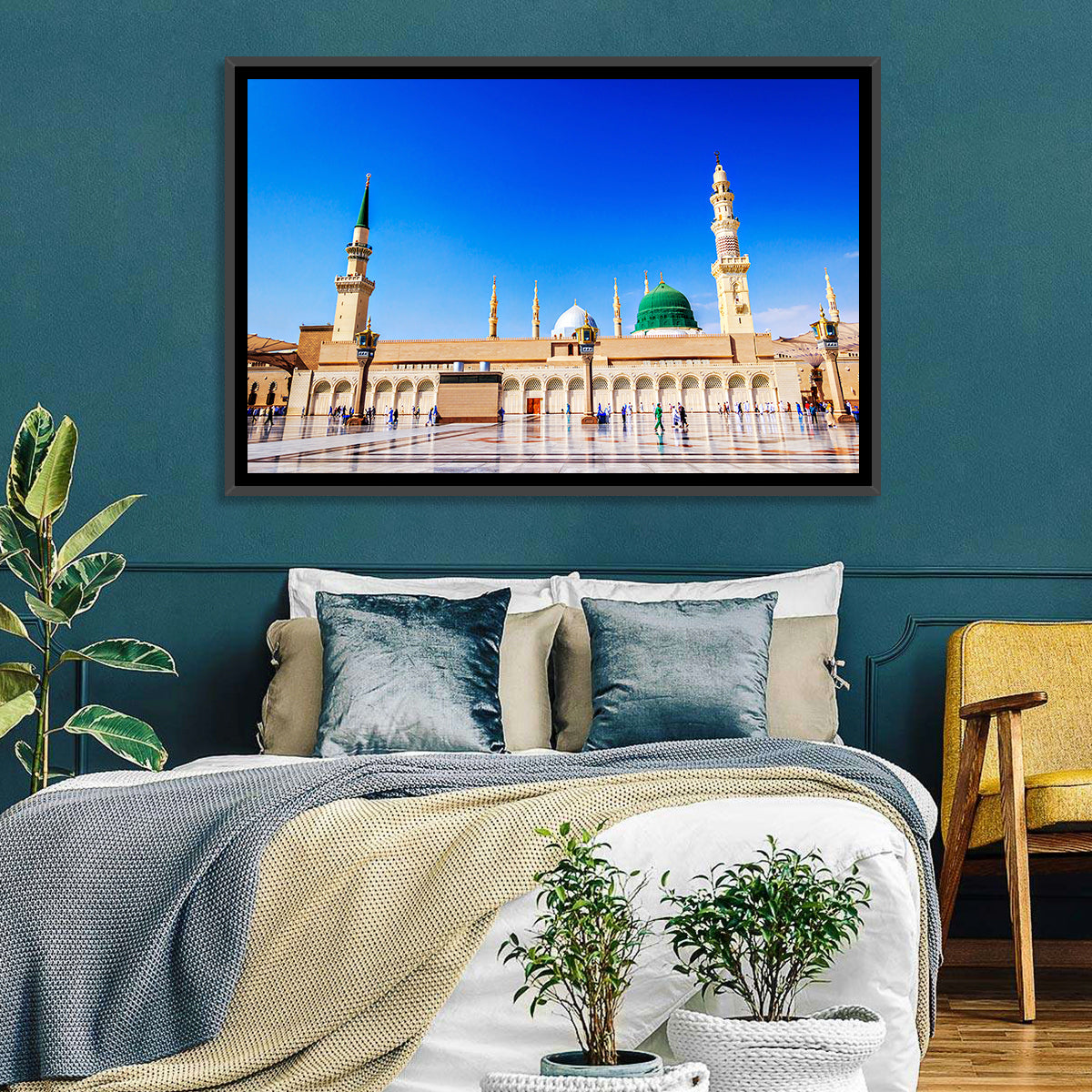 Al-masjid An-nabawi, Medina Wall Art in a room, landscape