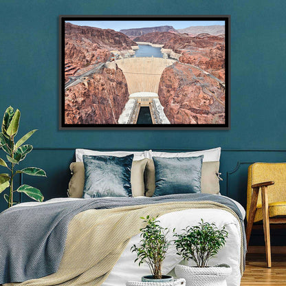 Hoover Dam High-angle View Wall Art