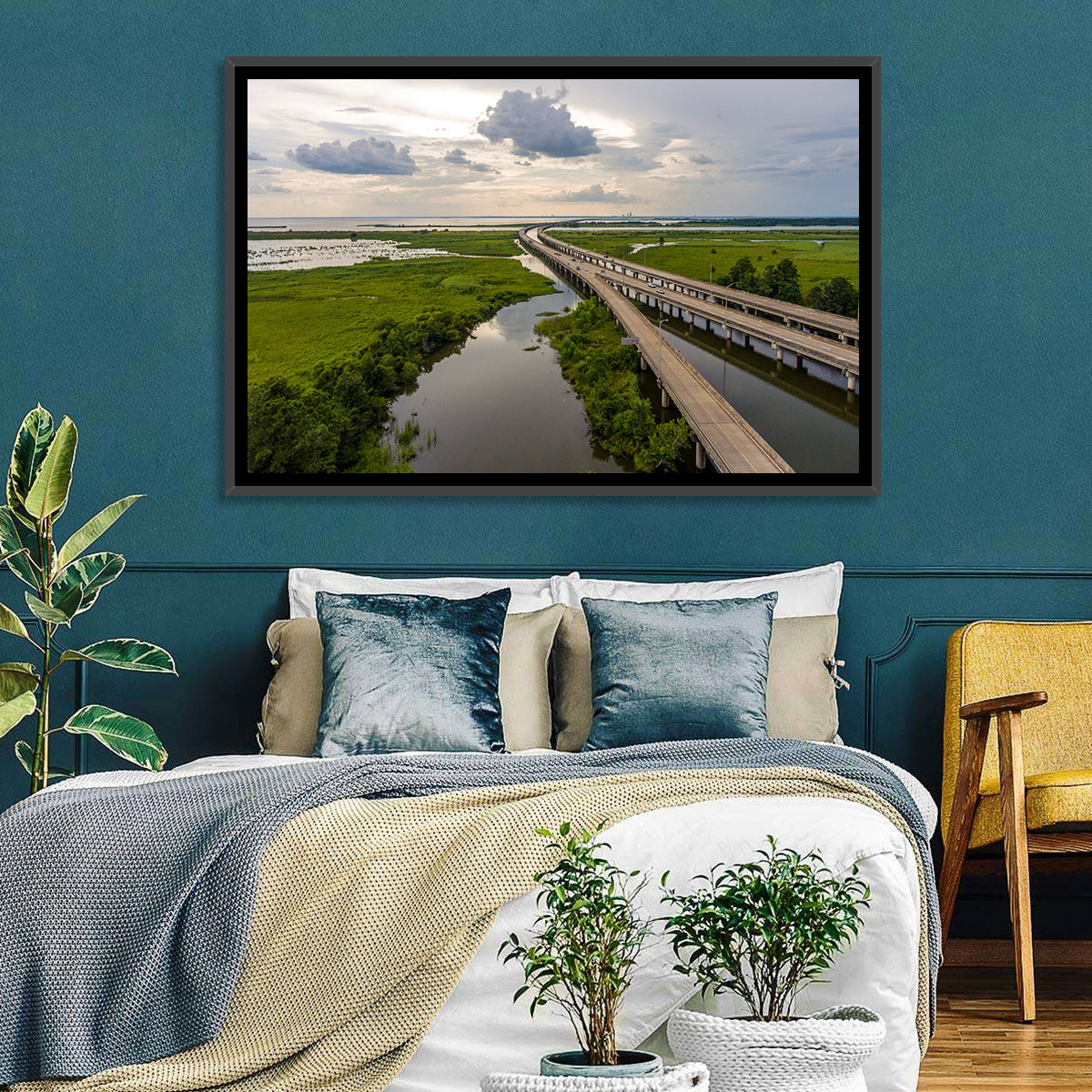 Interstate 10 Bridge Wall Art