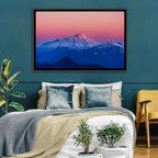 Mount Baker Alpenglow Wall Art