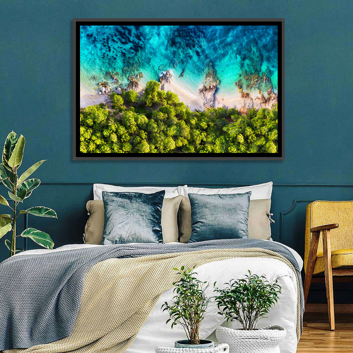 Croatian Sea Coast Wall Art