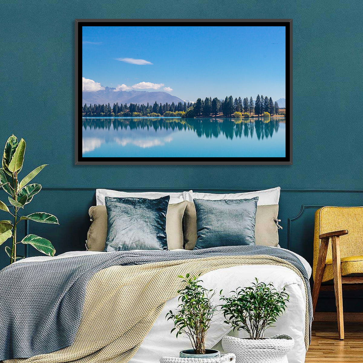 Lake Ruataniwha Reflection Wall Art