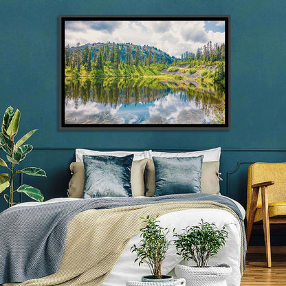 Highwood Lake Reflection Wall Art