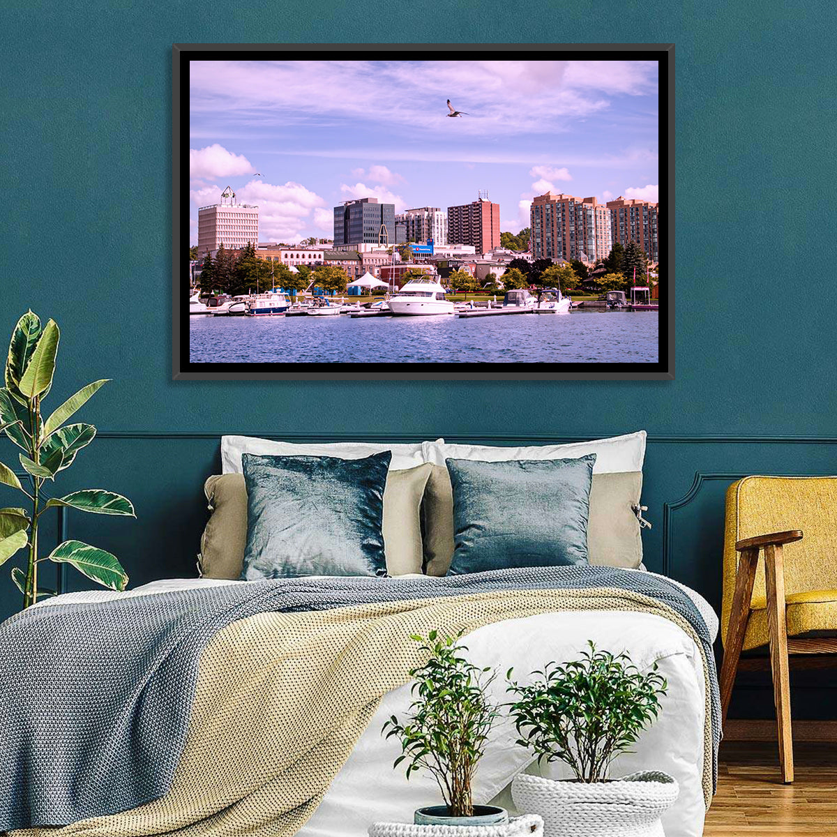 Barrie Lakefront Skyline Wall Art