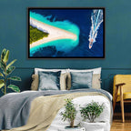 Zlatni Rat Beach Aerial, Bol Croatia Wall Art