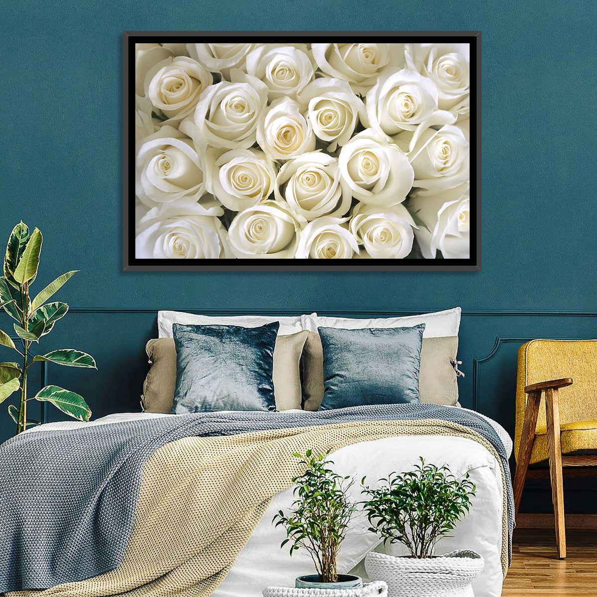 Silky Roses Wall Art