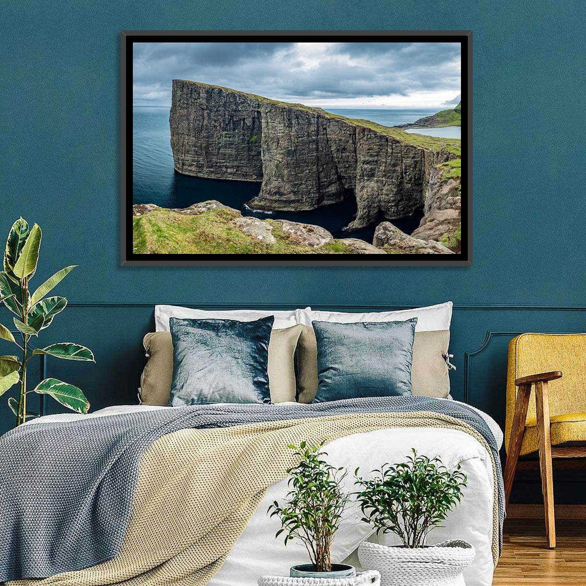 Trælanípa Cliff, Faroe Islands Wall Art