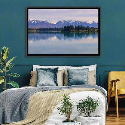 Ruataniwha Lake Reflection Wall Art