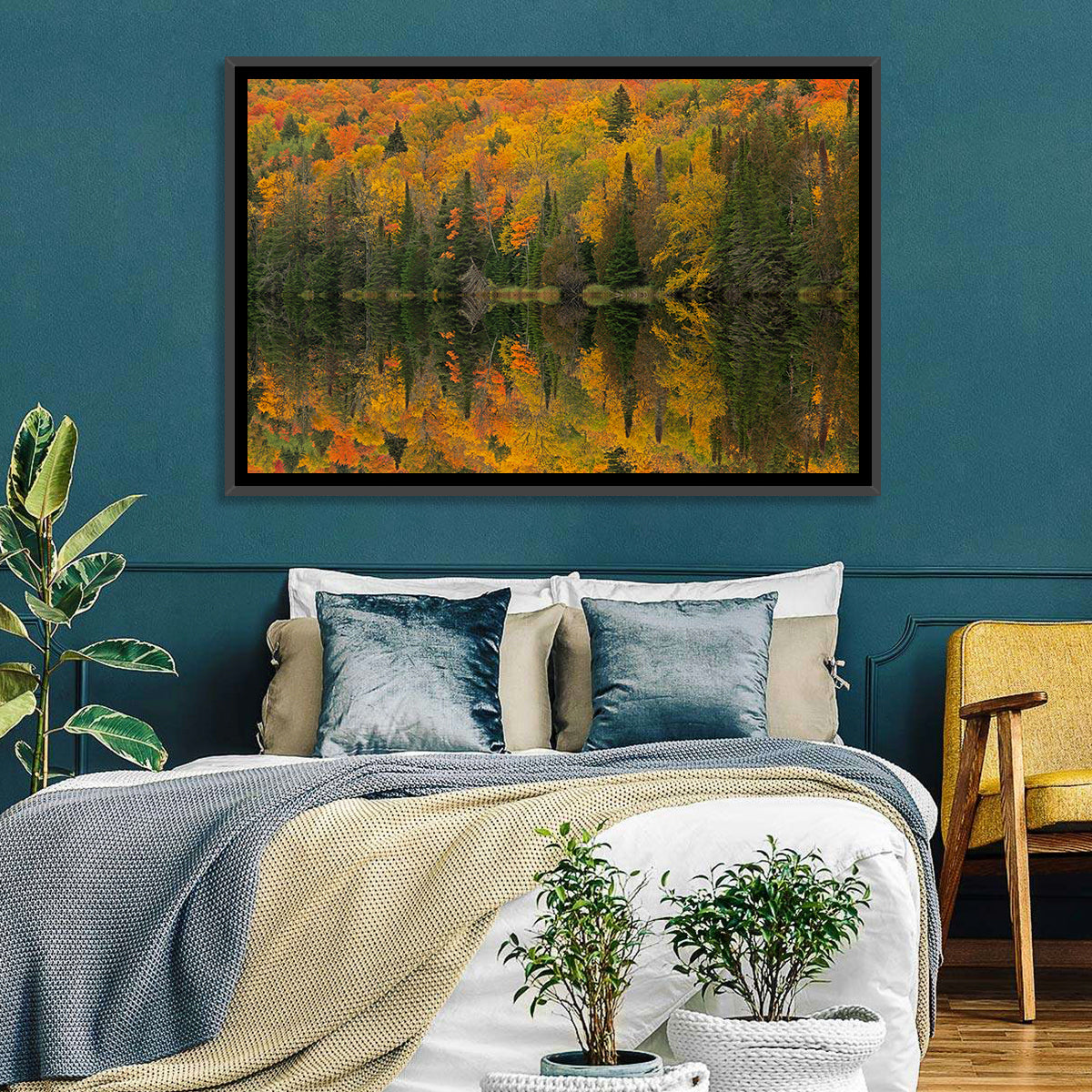 Ottawa National Forest Autumn Reflection Wall Art