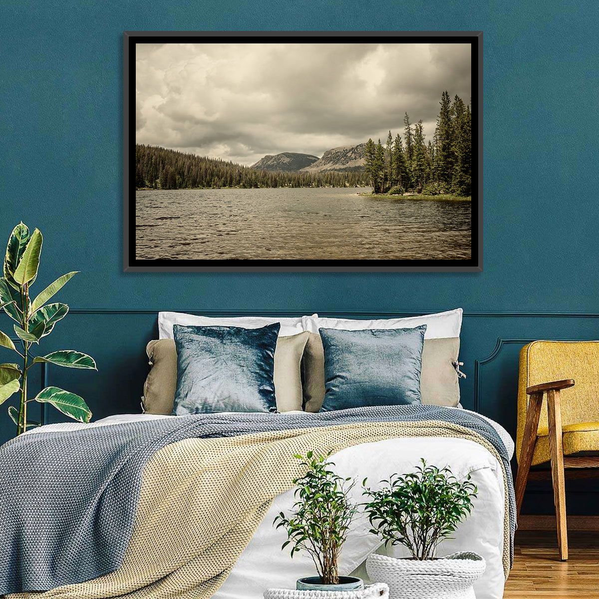 Mirror Lake Reflection Wall Art