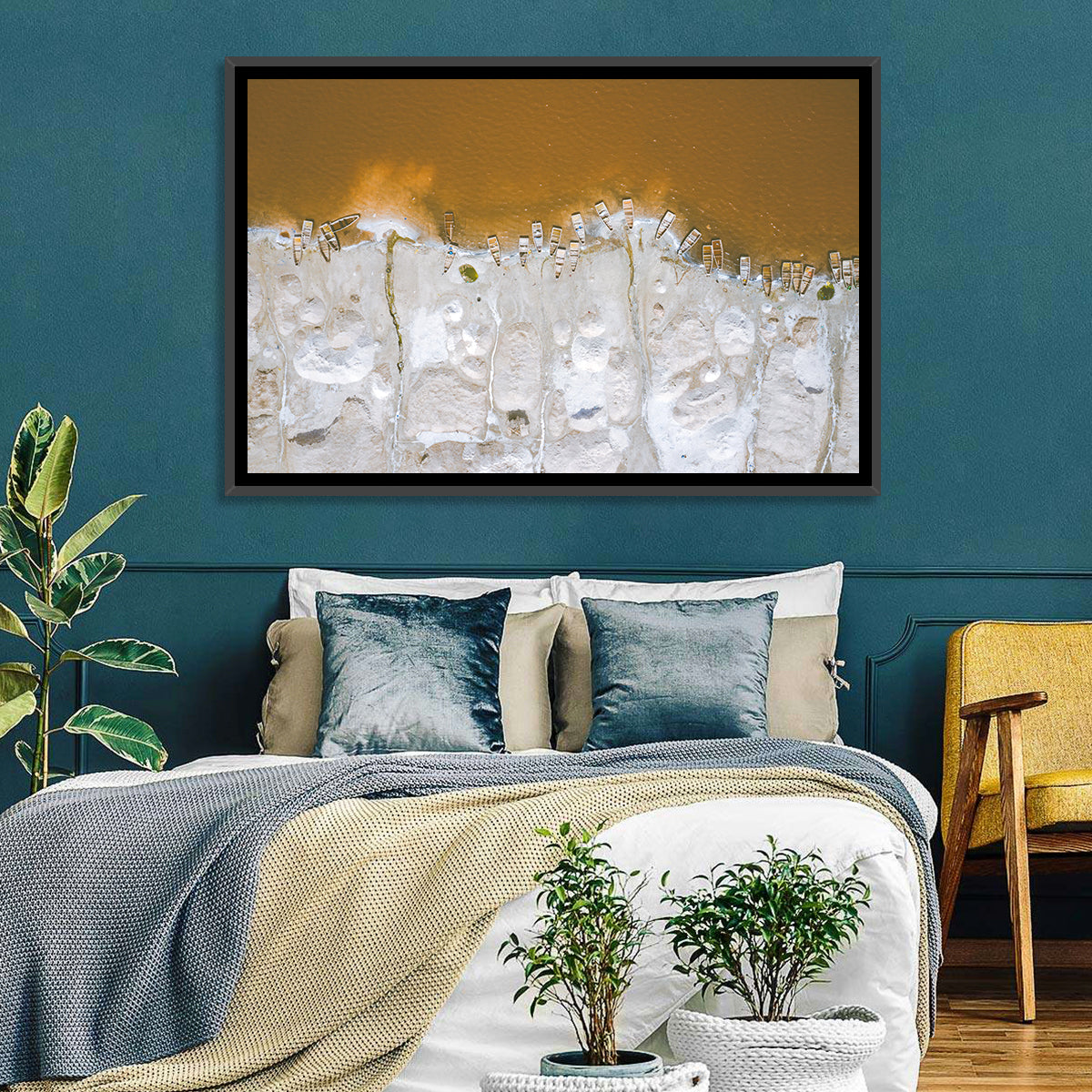 Lac Rose Salt Flats Senegal Wall Art