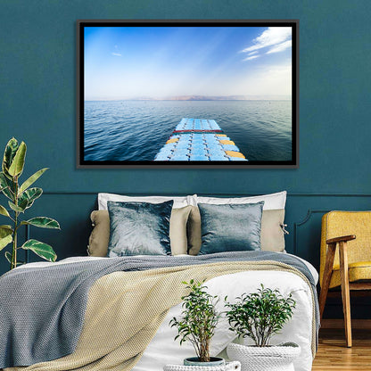 Galilee Floating Dock at Tiberias Wall Art
