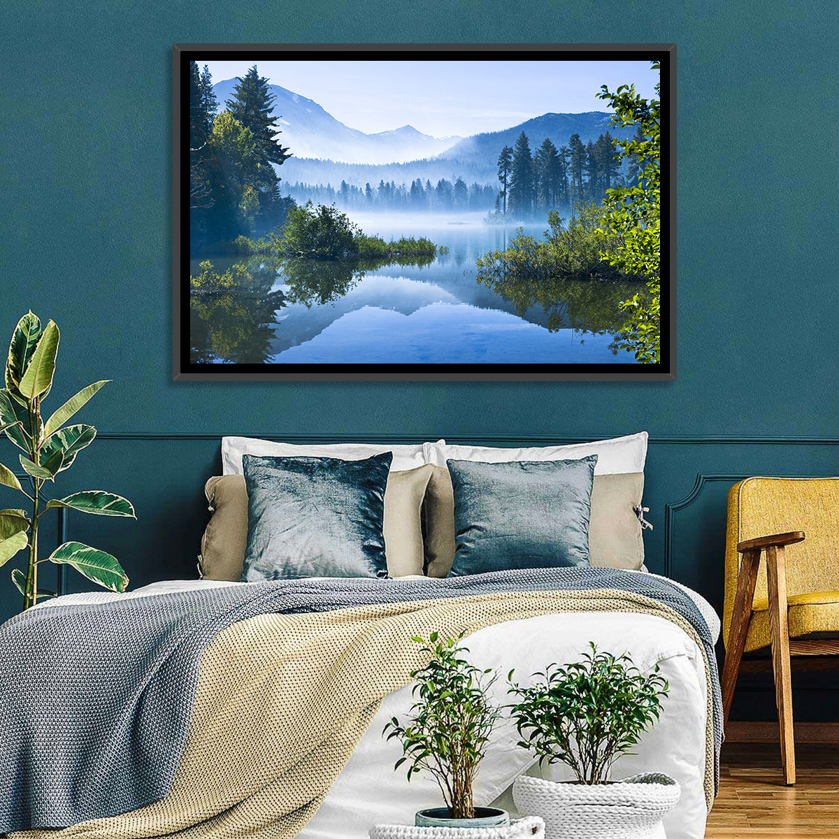 Lassen Morning Reflection Wall Art