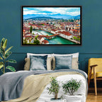 Lucerne Chapel Bridge View Wall Art