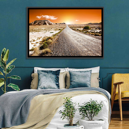 Infinite Desert Road Wall Art