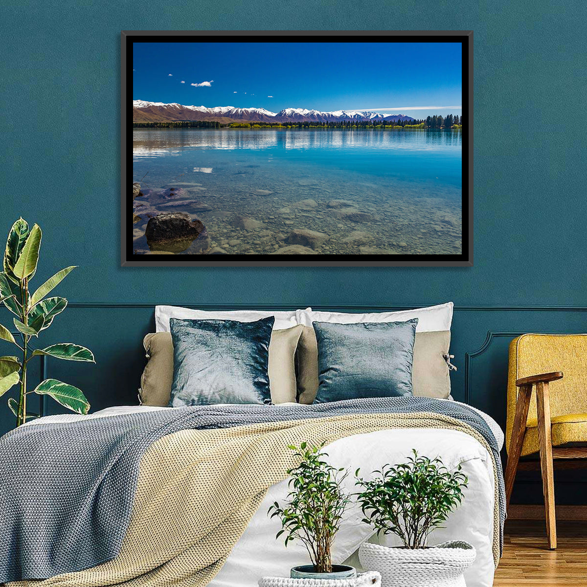 Lake Ruataniwha Reflection Wall Art