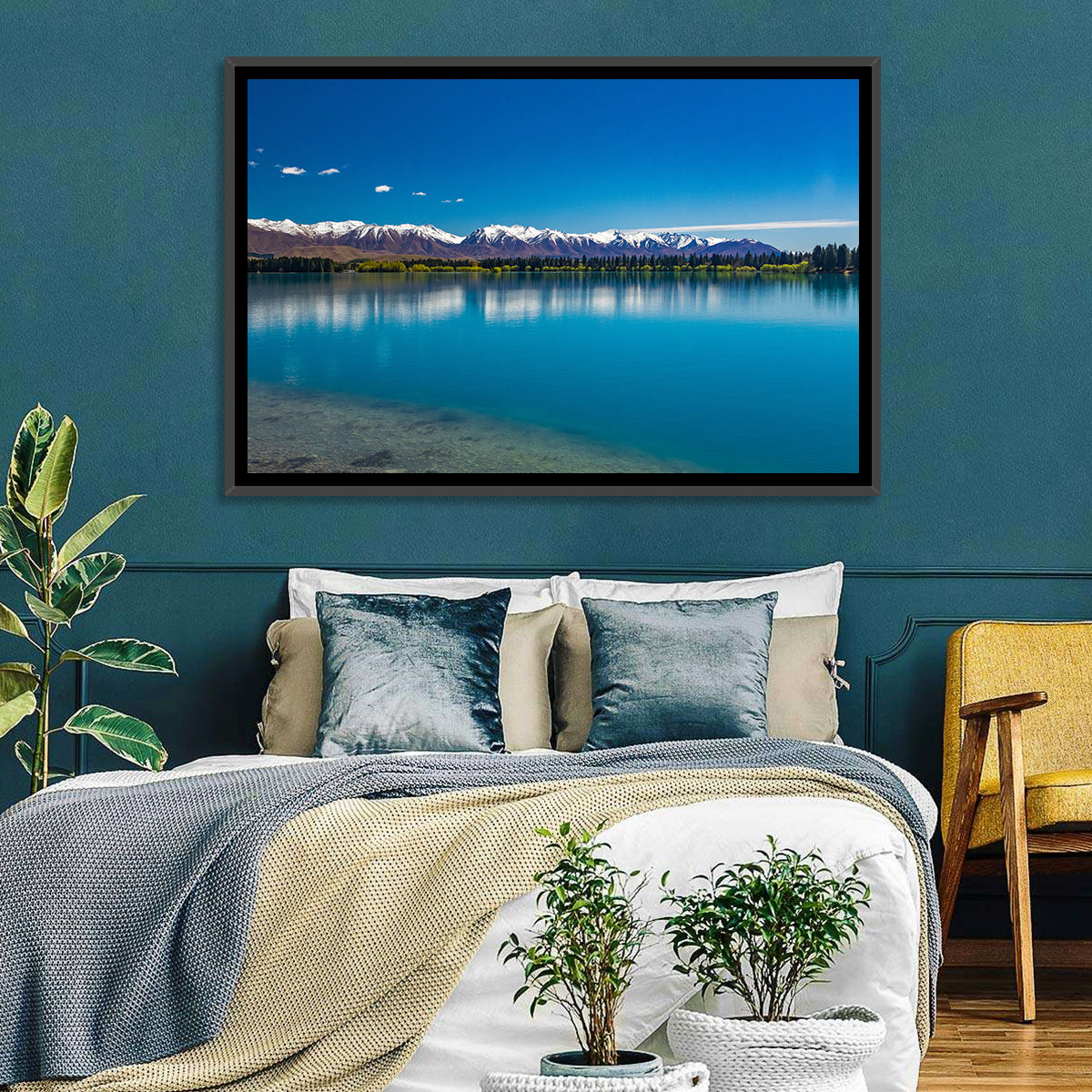 Lake Ruataniwha Reflection Wall Art