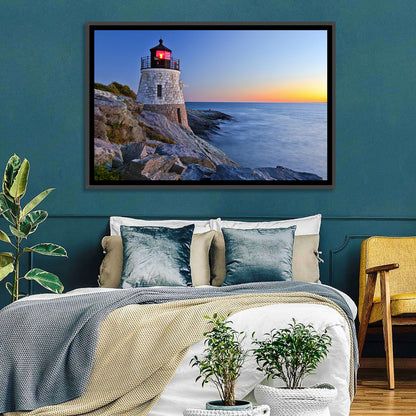 Castle Hill Lighthouse at Dusk Wall Art
