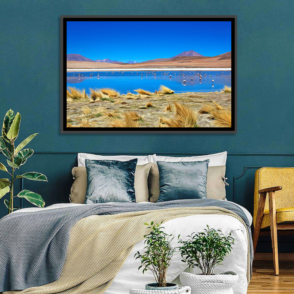 Laguna Flamingo Lake Wall Art