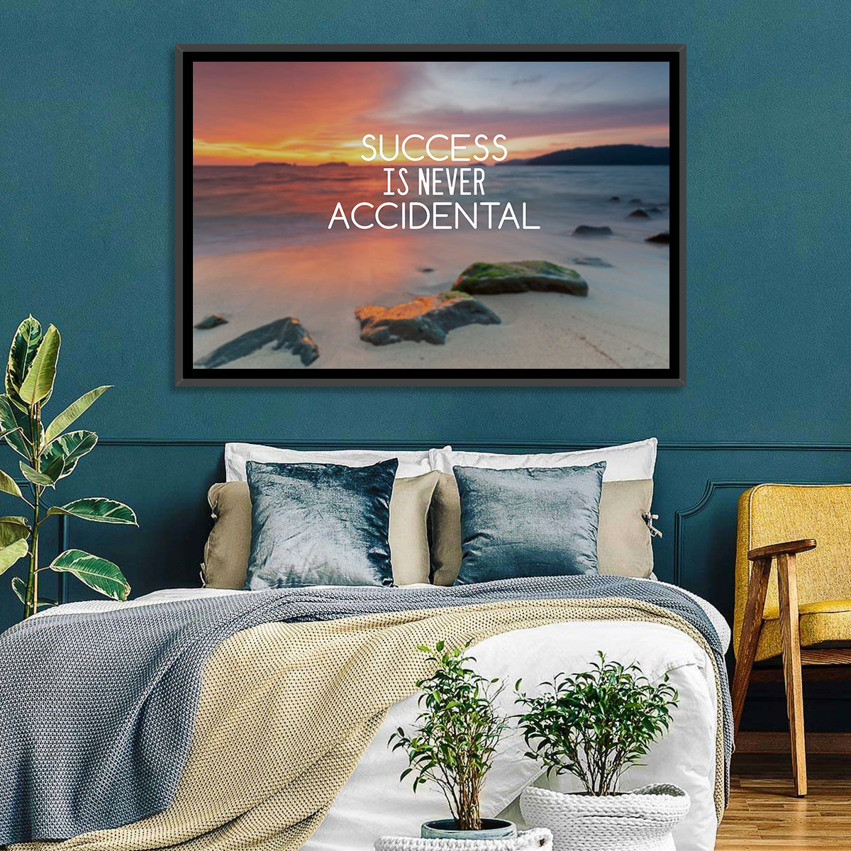 Success Is Never Accidental Wall Art