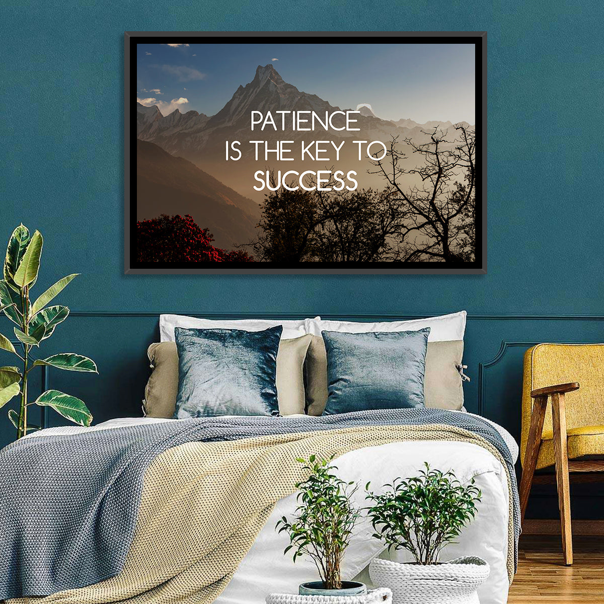 Patience Is the Key to Success Wall Art