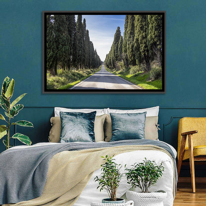 Cypress Trees Avenue Wall Art