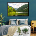 Maypole at Lake Toplitz Wall Art