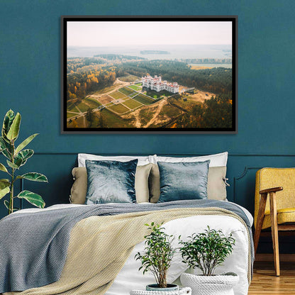 Kosava Castle Aerial View Wall Art