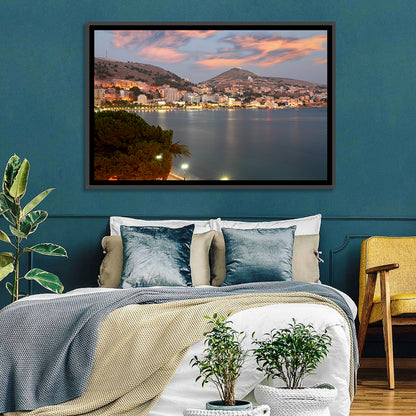 Sarandë Bay at Dusk Wall Art