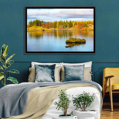 Autumn at Lake Myvatn Wall Art