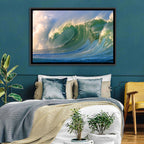 Golden Hour Barrel Wave Wall Art