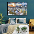 Vail Village Skyline Wall Art