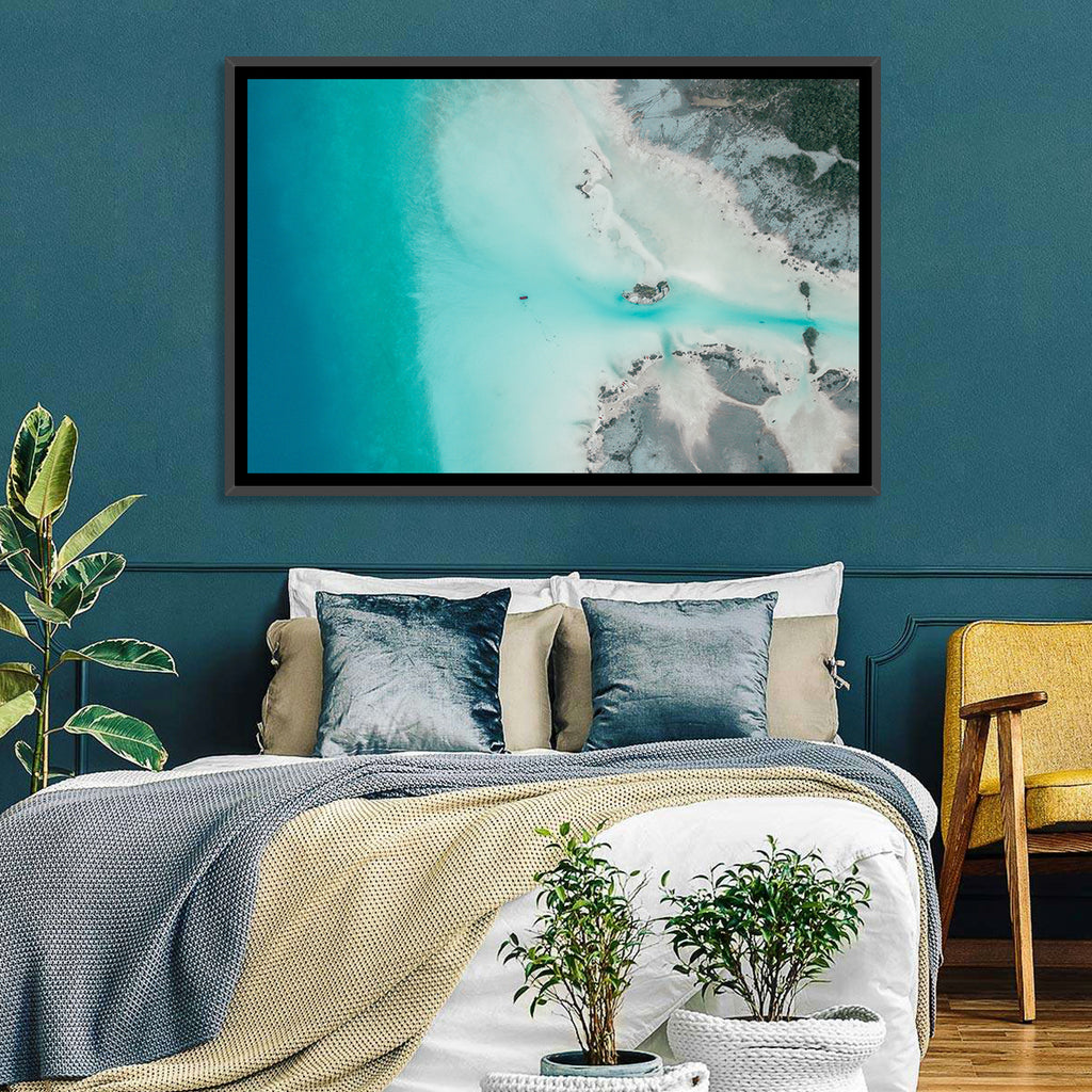 Bacalar Lagoon Aerial Wall Art