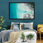 Bacalar Lagoon Aerial Wall Art