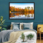 Lake Nockamixon Autumn Reflection Wall Art