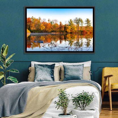 Lake Nockamixon Autumn Reflection Wall Art