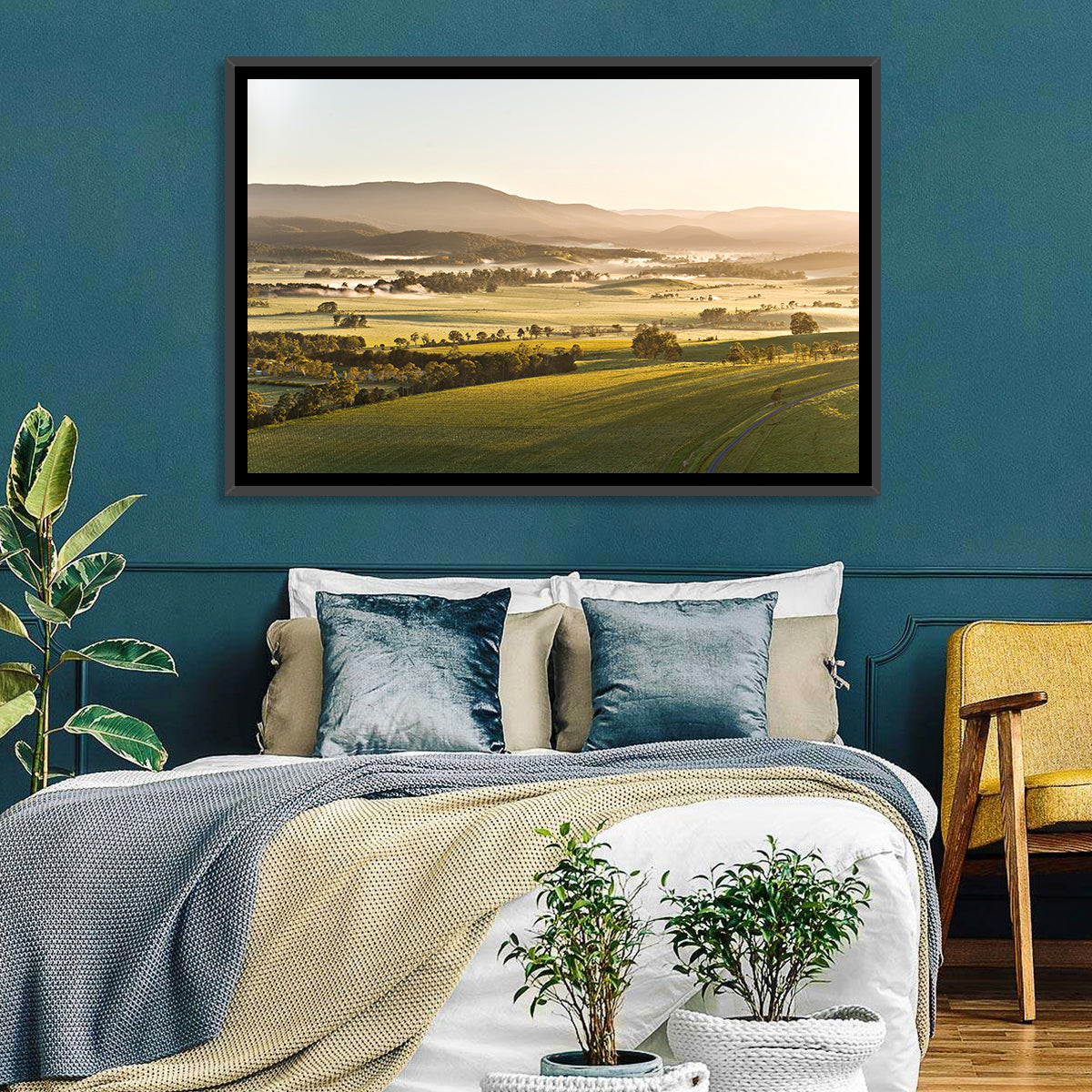 Yarra Valley Morning Mist Wall Art