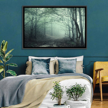 Misty Forest Path Wall Art