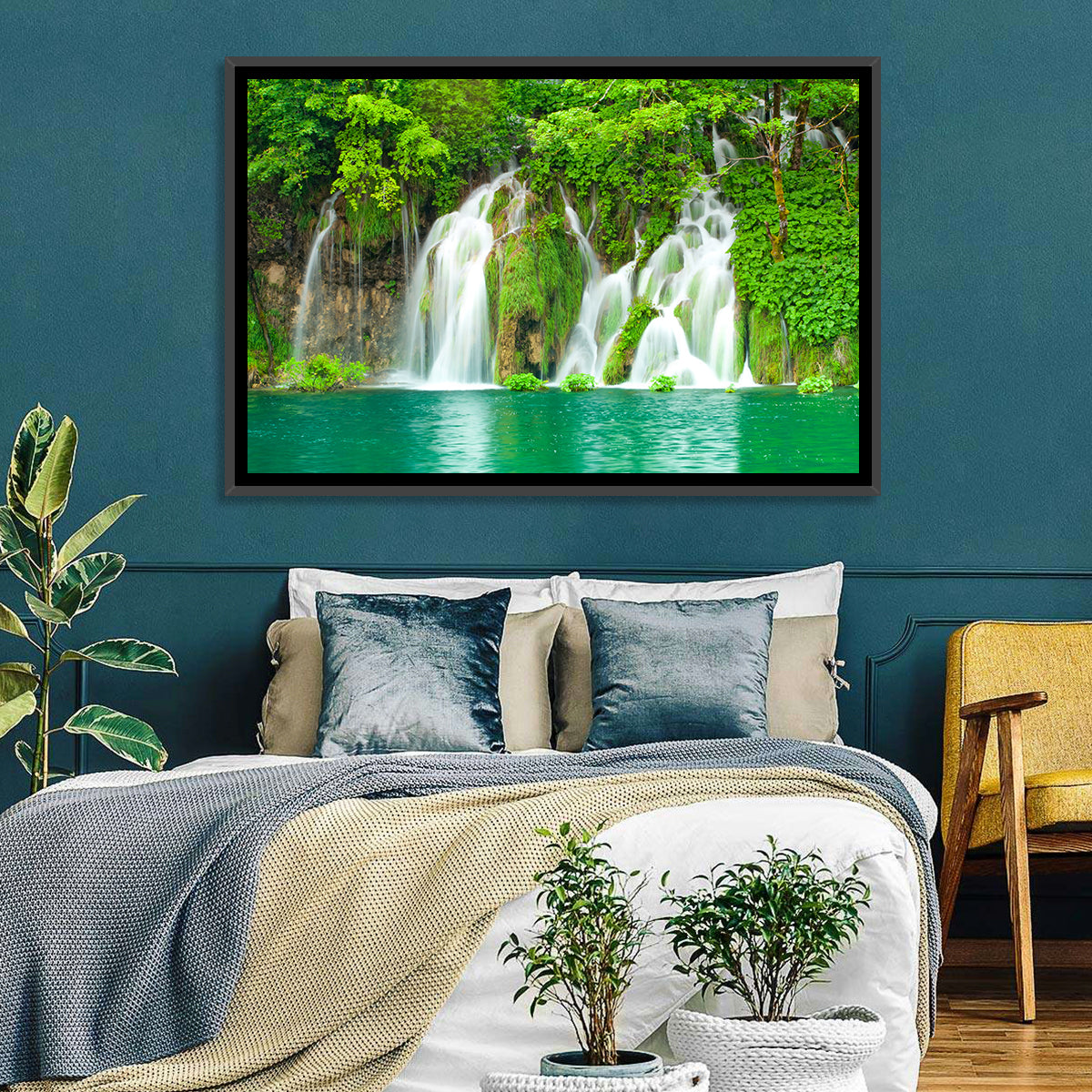 Plitvice Lakes Cascades Wall Art