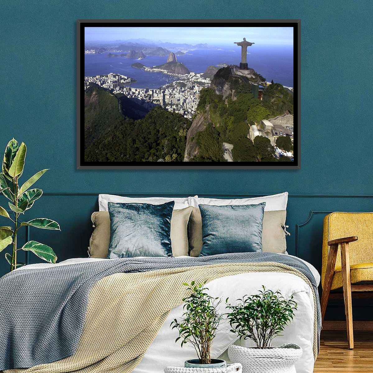 Christ the Redeemer Over Rio De Janeiro Wall Art