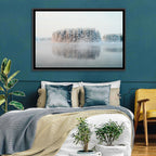 Misty Karelia Lake Wall Art