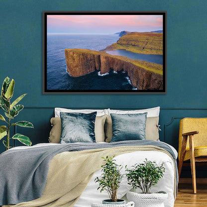 Sørvágsvatn Clifftop Lake Wall Art