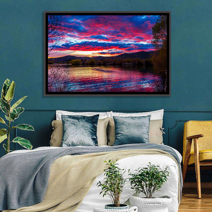 Lake Wairepo Arm Sunrise Reflection Wall Art