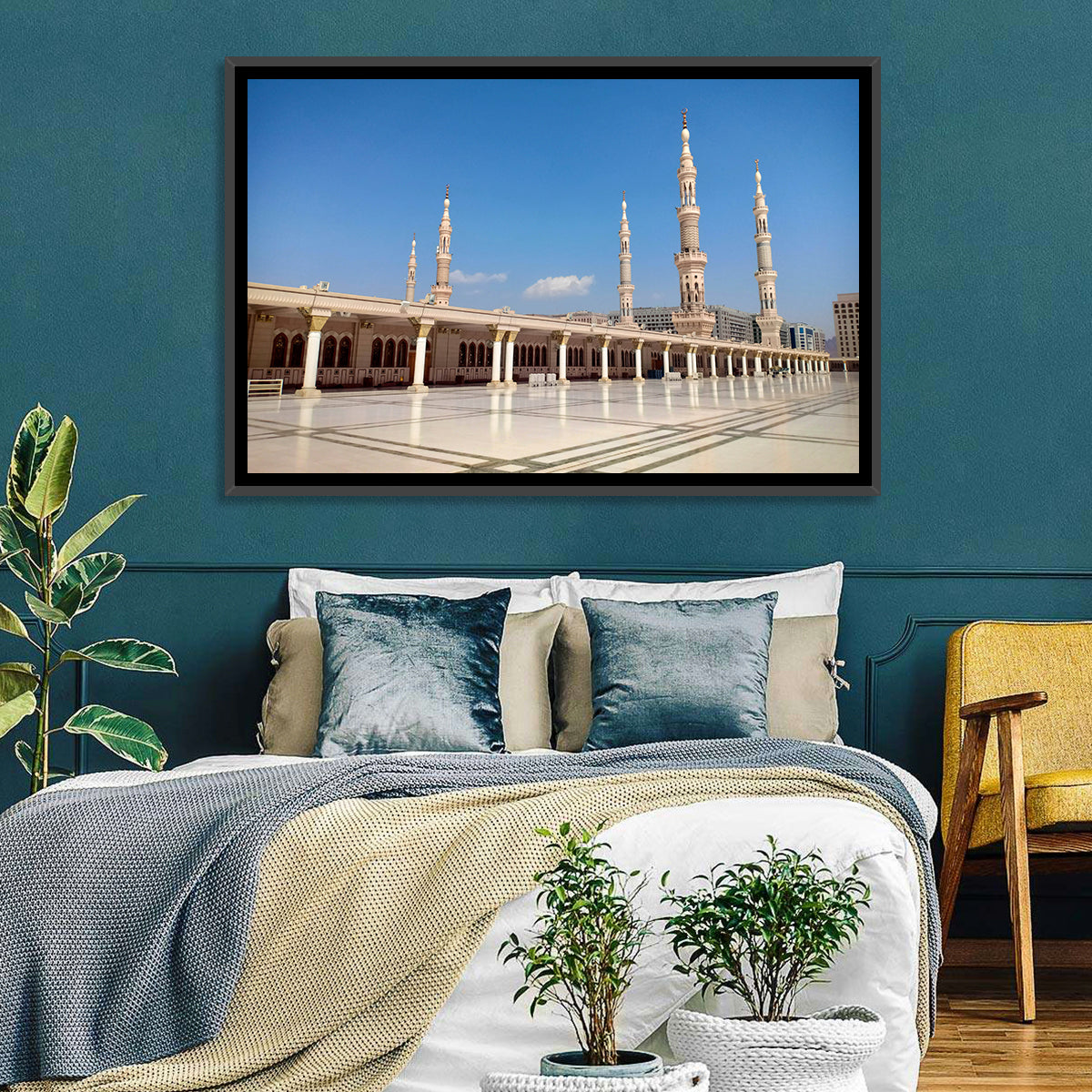 Al-masjid An-nabawi, Medina Wall Art in a room, landscape